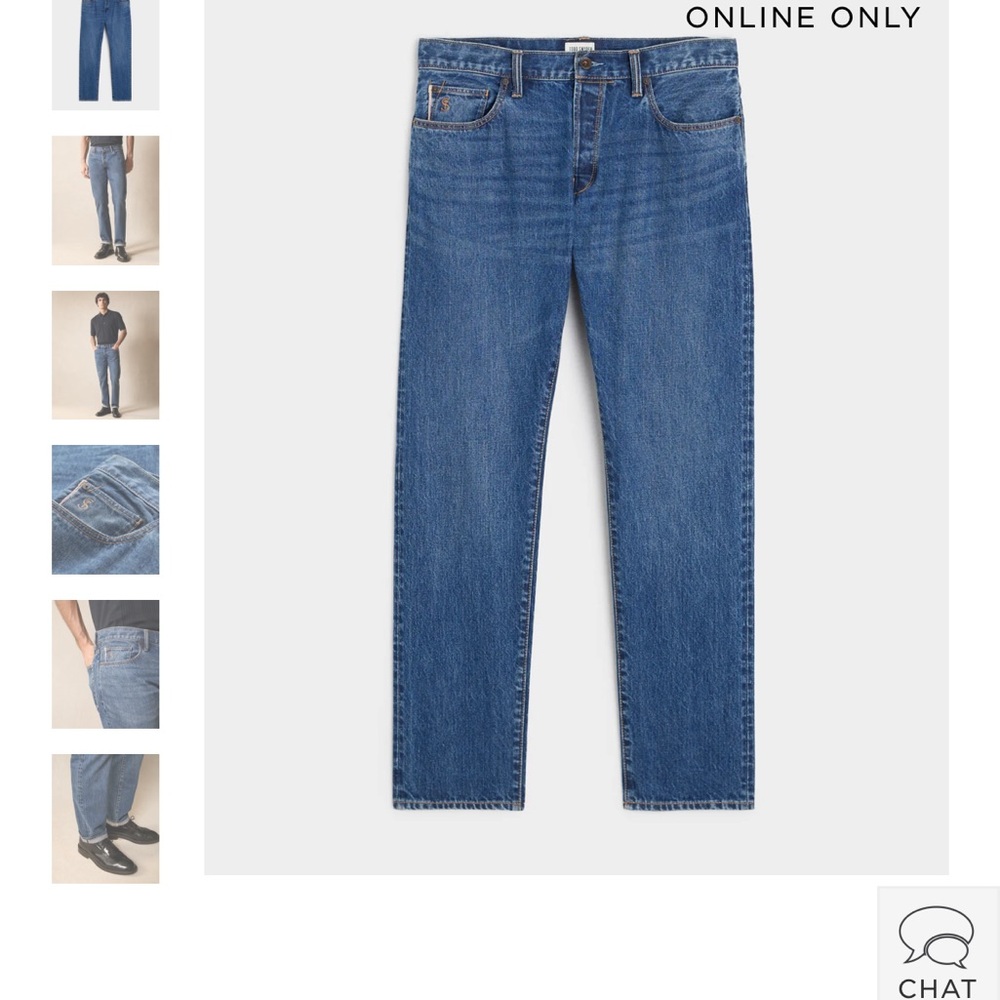 Todd Snyder Men's Straight Jeans